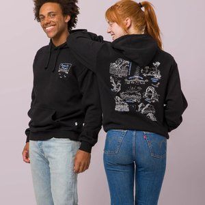 Parks Project National Park Black Welcome Hoodie, Size Small